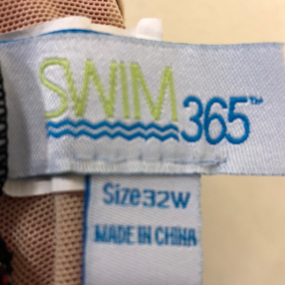 Swim 365 Bathing Suit Black White Red Size 32W - Picture 7 of 8